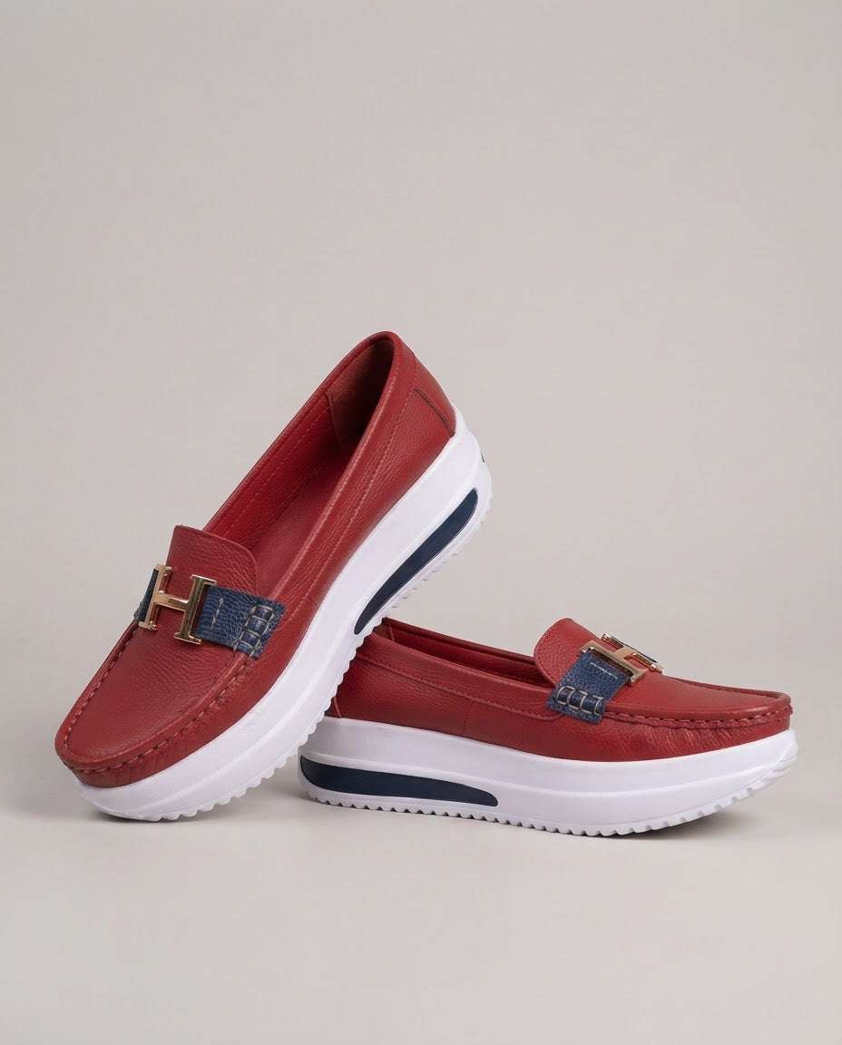 Mocasines Plataforma con Herraje
