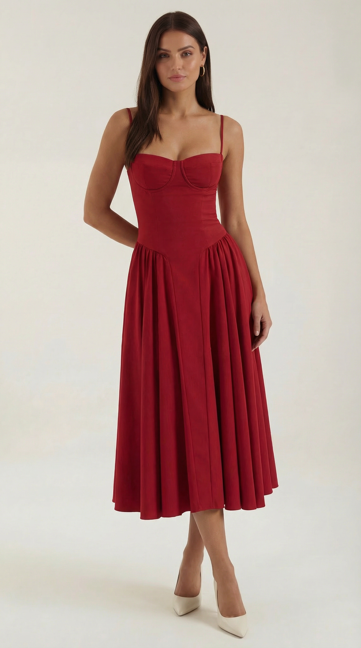 Odette | Vestido midi Corsé