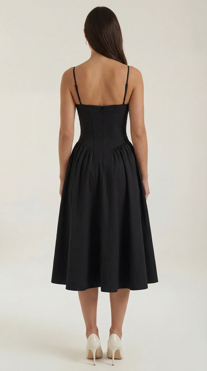Odette | Vestido midi Corsé